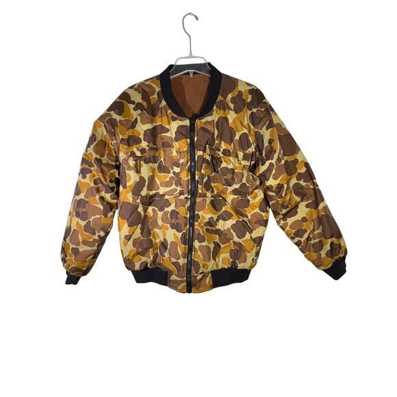 Herters Camo Duck Hunting Reversible Jacket Liner Size L - Picture 1 of 4